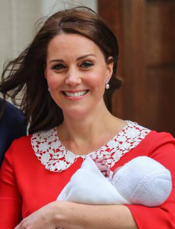 Kate Middleton a donné naissance à son troisième enfant, le prince Louis, le 23 avril 2018