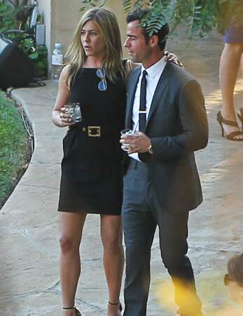 DIAPO Jennifer Aniston et Justin Theroux radieux au mariage de