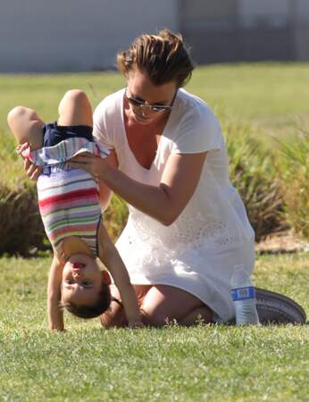 Britney Spears avec une petite fille