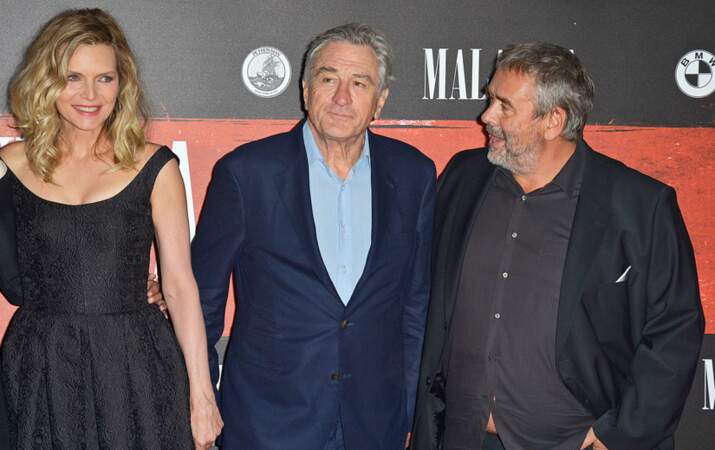 Michelle Pfeiffer, Robert de Niro et Luc Besson 