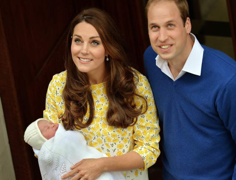 Kate Middleton et le prince William présentent leur fille