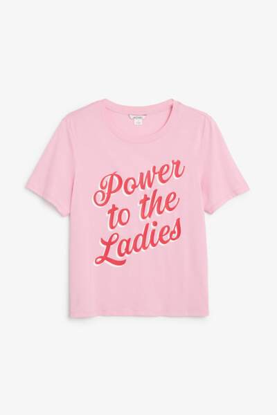 T-shirt "Power to the ladies", Monki, 10€