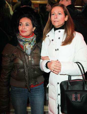 Saïda Jawad, la compagne de Gérard Jugnot, et Anne Gravoin, l'épouse de Manuel Valls