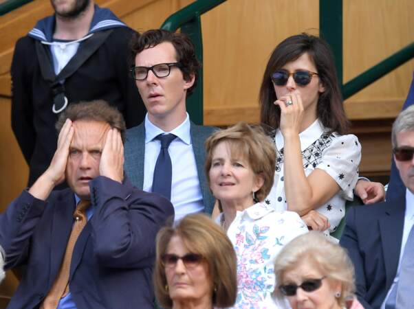 Wimbledon 2016 : Benedict Cumberbatch et son épouse Sophie Hunter