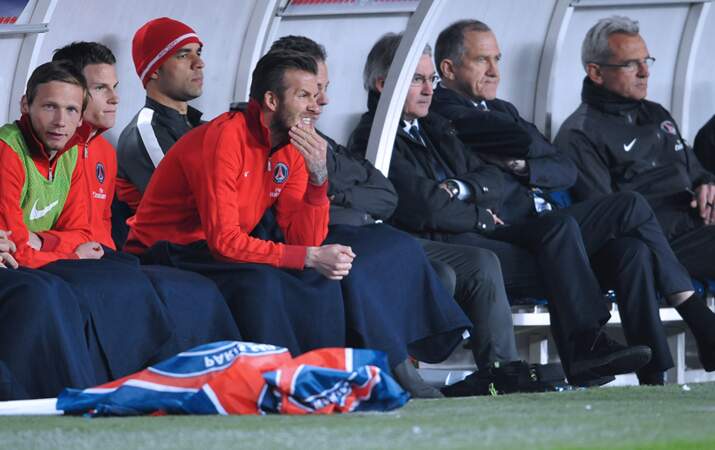 David Beckham est toujours sur le banc