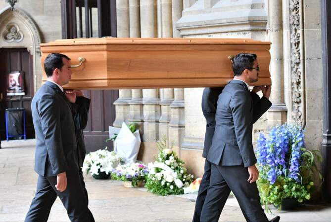 Les obsèques d'André Rousselet en la cathédrale Sainte Clotilde à paris
