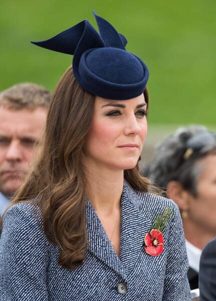 Kate Middleton et son bibi bleu marine