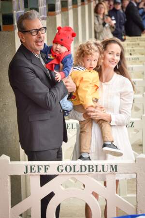 Festival de Deauville 2017 : Jeff Goldblum, sa femme Emilie Livingston et leurs enfants