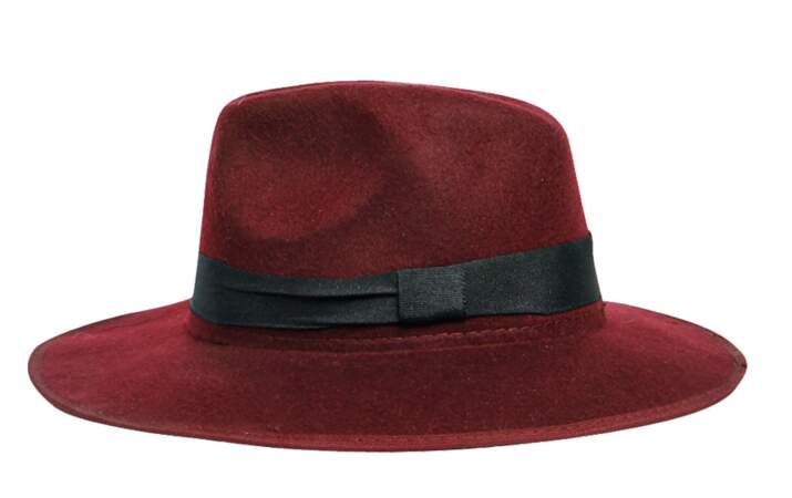 Le chapeau masculin En feutre, 15 €, Boohoo.