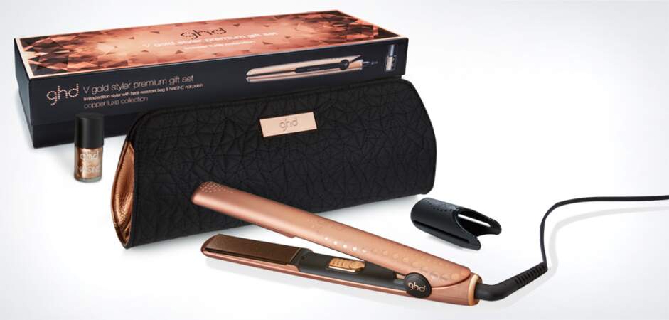 Coffret styler GHD Premium Copper Luxe, 210€