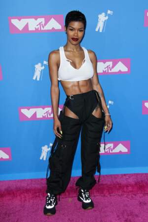 Teyana Taylor aux MTV Video Music Awards 2018, le 20 août, à New York