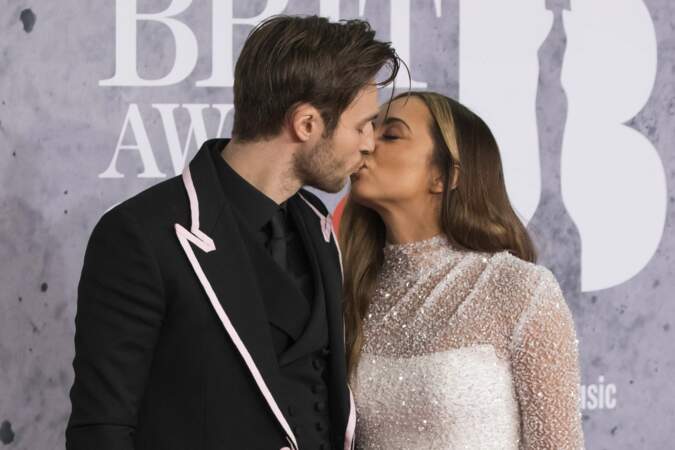 Jade Thirwall (Little Mix) et Jed Elliott à la cérémonie des Brit Awards 2019, Londres