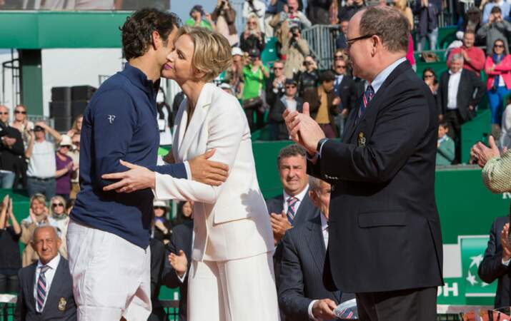 Roger Federer, qui n'a pas démérité, est lui aussi félicité