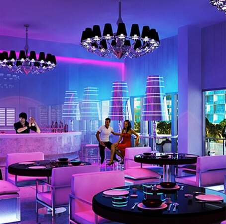 Le Bar Resto Club, un espace lounge où les clients pourront également se restaurer, en toute élégance