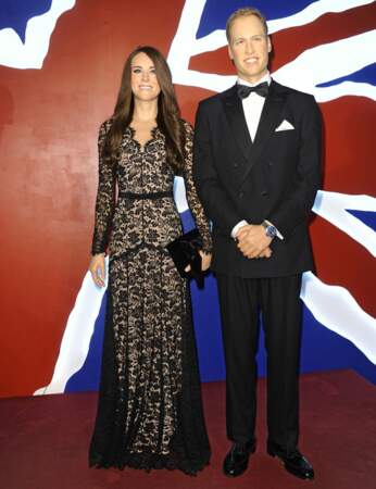 Kate Middleton et le prince William au Madame Tussauds de Berlin