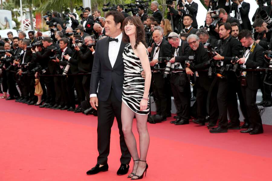Javier Bardem et Charlotte Gainsbourg sont apparus ensemble sur le tapis rouge