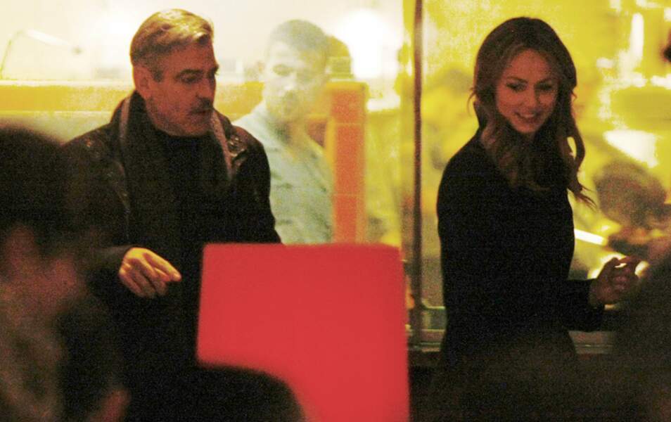 George Clooney et Stacy Keibler à Berlin