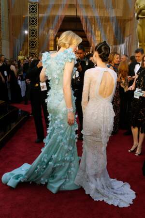 Cate Blanchett et Rooney Mara de dos