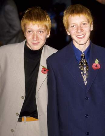 Les jumeaux George et Fred Weasley, grands frères de Ron...