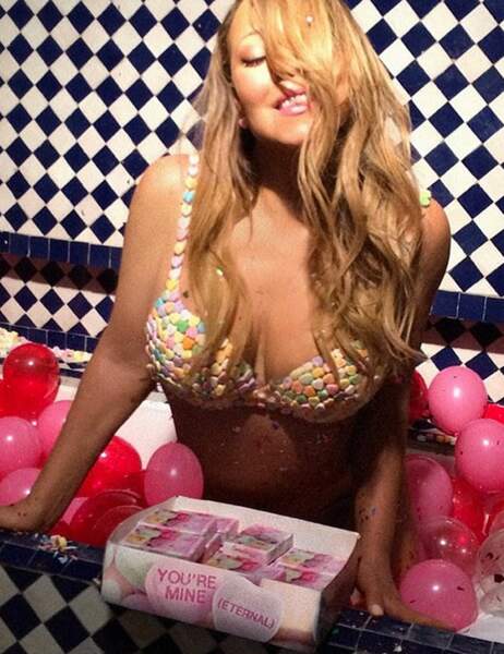 Mariah Carey a sorti le grand jeu pour la Saint-Valentin