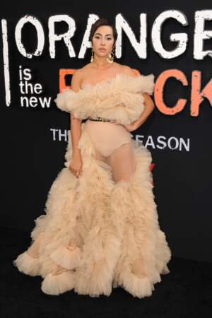 Jackie Cruz (Marisol Gonzalez) à l'avant-première d'OITNB à New York, jeudi 25 juillet