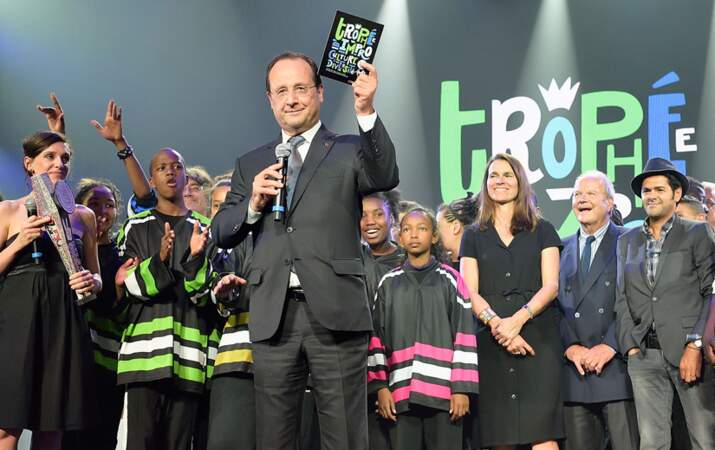 François Hollande sur scène