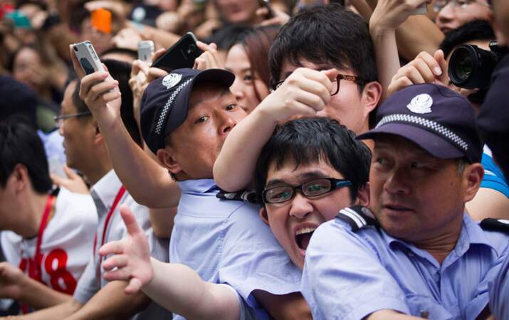 David Beckham crée une émeute en Chine