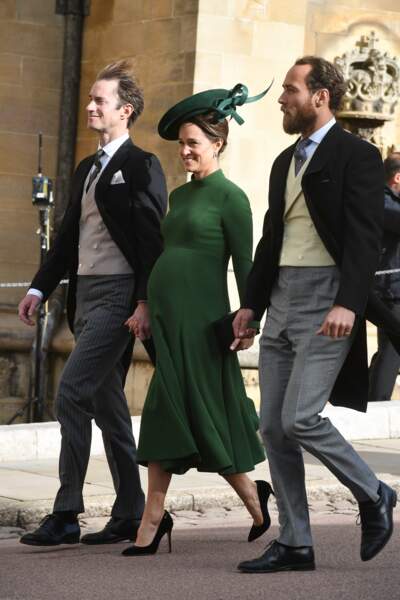 Pippa Middleton au mariage de la princesse Eugenie et Jack Brooksbank