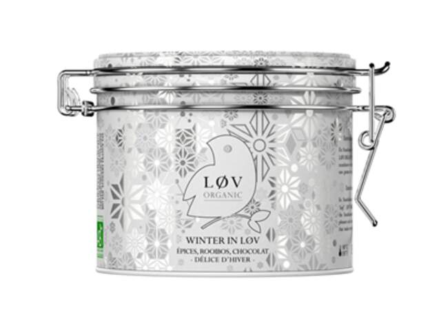 Notre Top 5 des boissons pour passer l'hiver : Tisane Winter in Lov, Lov Organic, 14,90€ les 100 grammes 
