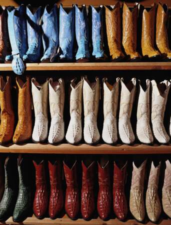 Johnny Hallyday collectionne les bottes