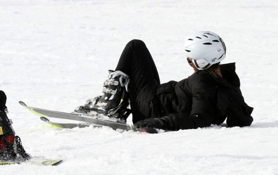 Zoe Saldana au ski : niveau Piou Piou ou Ourson ?