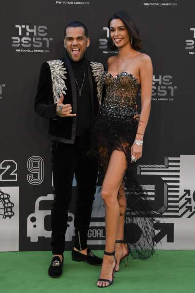 The Best FIFA Football Awards : Dani Alves et sa femme Joana Sanz