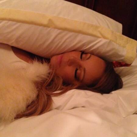 Mariah Carey, diva même en plein sommeil