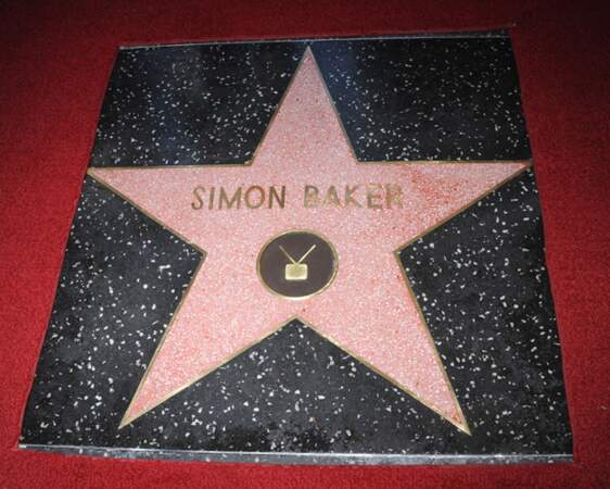 L'étoilede Simon Baker sur le Hollywood Walk of Fame