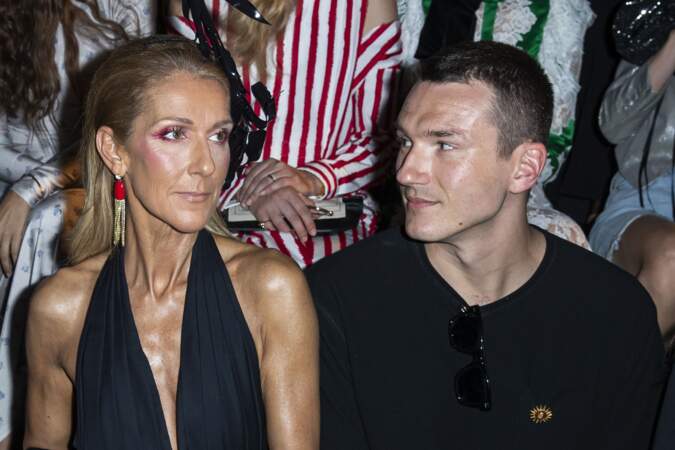 Céline Dion et Pepé Muñoz au défilé haute couture Schiaparelli à Paris