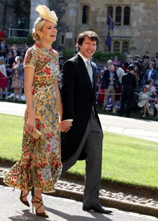James Blunt et son épouse Sofia Wellesley au mariage d'Harry et Meghan