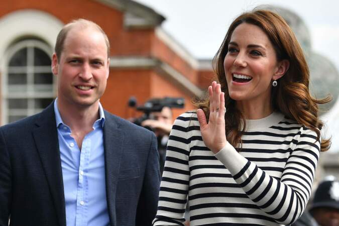La duchesse et le duc de Cambridge à Londres pour le lancement de la King's Cup qui se déroulera en août prochain