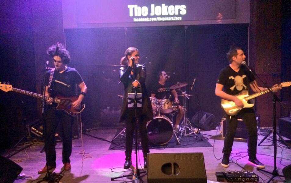 Hier soir, elle était à Lyon pour un concert avec son groupe, les Jokers