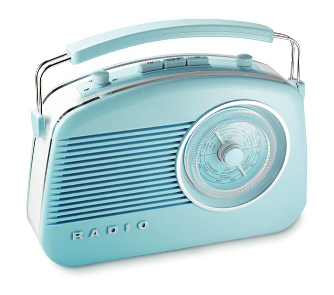 Radio vintage bleue  9,99 € - Cultura.com