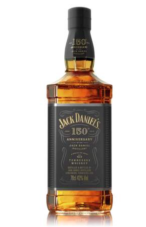 Whisky. Edition exclusive 150 ans, 22,95€, Jack Daniel’s.