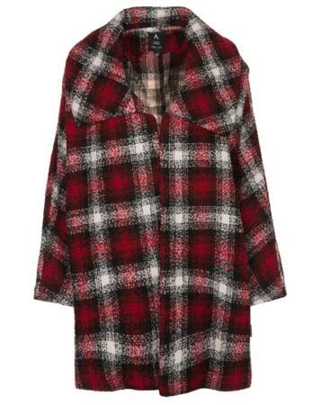 Le manteau écossais, 100€ soldé -45%, 55€ (Amy Gee sur Zalando.fr)