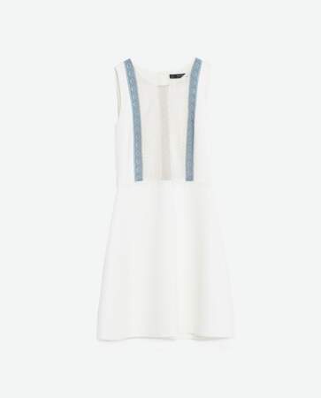 Zara robe avec plastron 49,95 euros