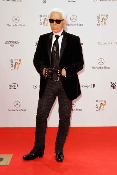 Karl Lagerfeld en 2013, à Berlin