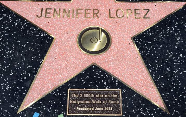 L'étoile de Jennifer Lopez sur le walk of fame