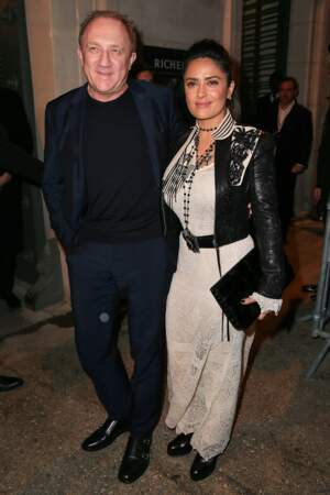 Défilé Rihanna Fenty x Puma : Salma Hayek et son mari François-Herni Pinault, propriétaire de Puma