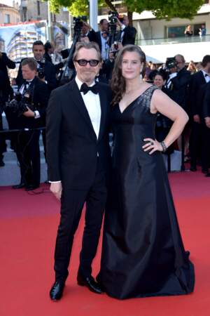 Festival de Cannes 2018 :  Gary Oldman et son épouse Gisele Schmidt à l'avant-première du film Capharnaüm