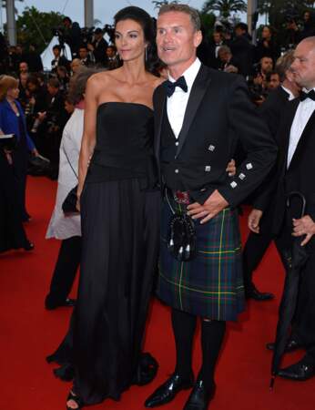 David Coulthard et sa fiancée Karen Minier 