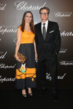 Trophées Chopard Cannes 2017 : Colin Firth et son épouse Livia
