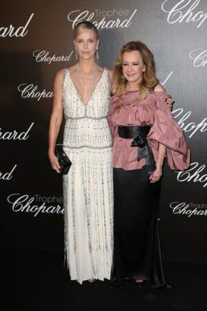 Trophées Chopard Cannes 2017 : Charlize Theron et Caroline Scheufele