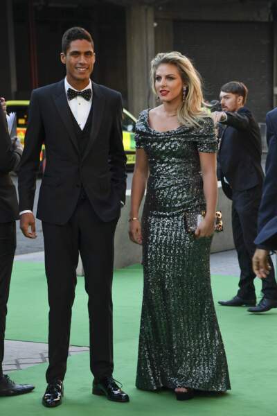 The Best FIFA Football Awards : Raphaël Varane et sa femme Camille Tytgat